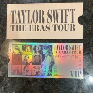 Taylor swift eras tour VIP ticket